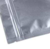 PC002 Manufacturer  silver packaging bag  design net color packaging bag  packing bag producers back view